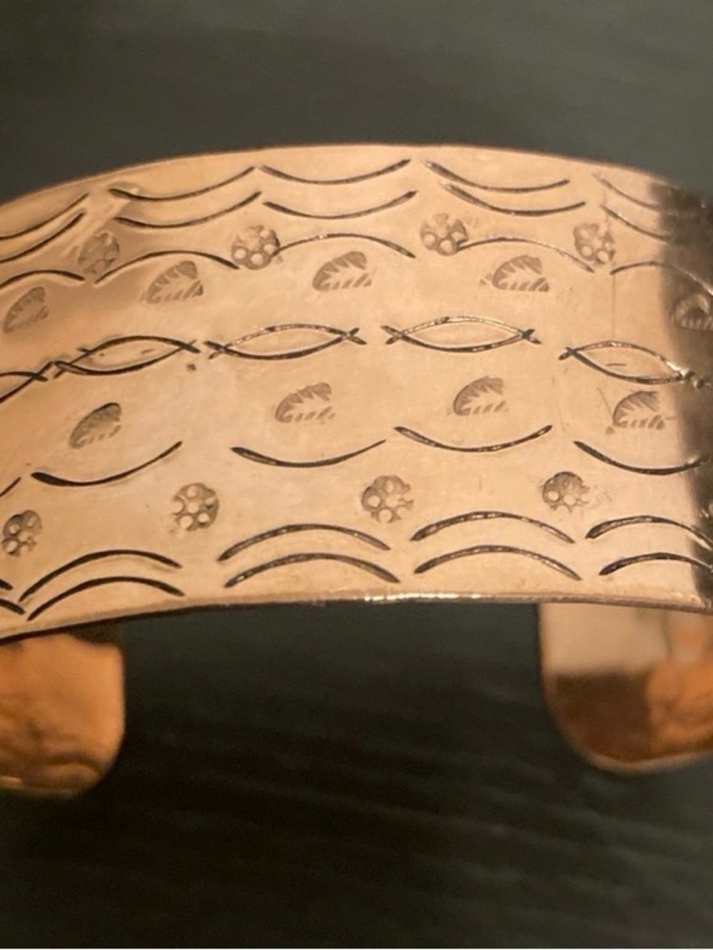 Copper cuff bracelet Made in Mexico New